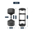 20 KGS Adjustable Dumbbell (Single Unit)